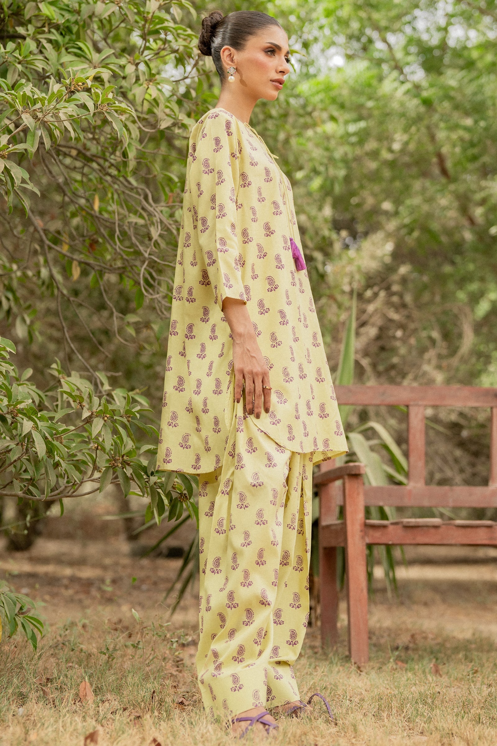 Paisley dot 2 piece