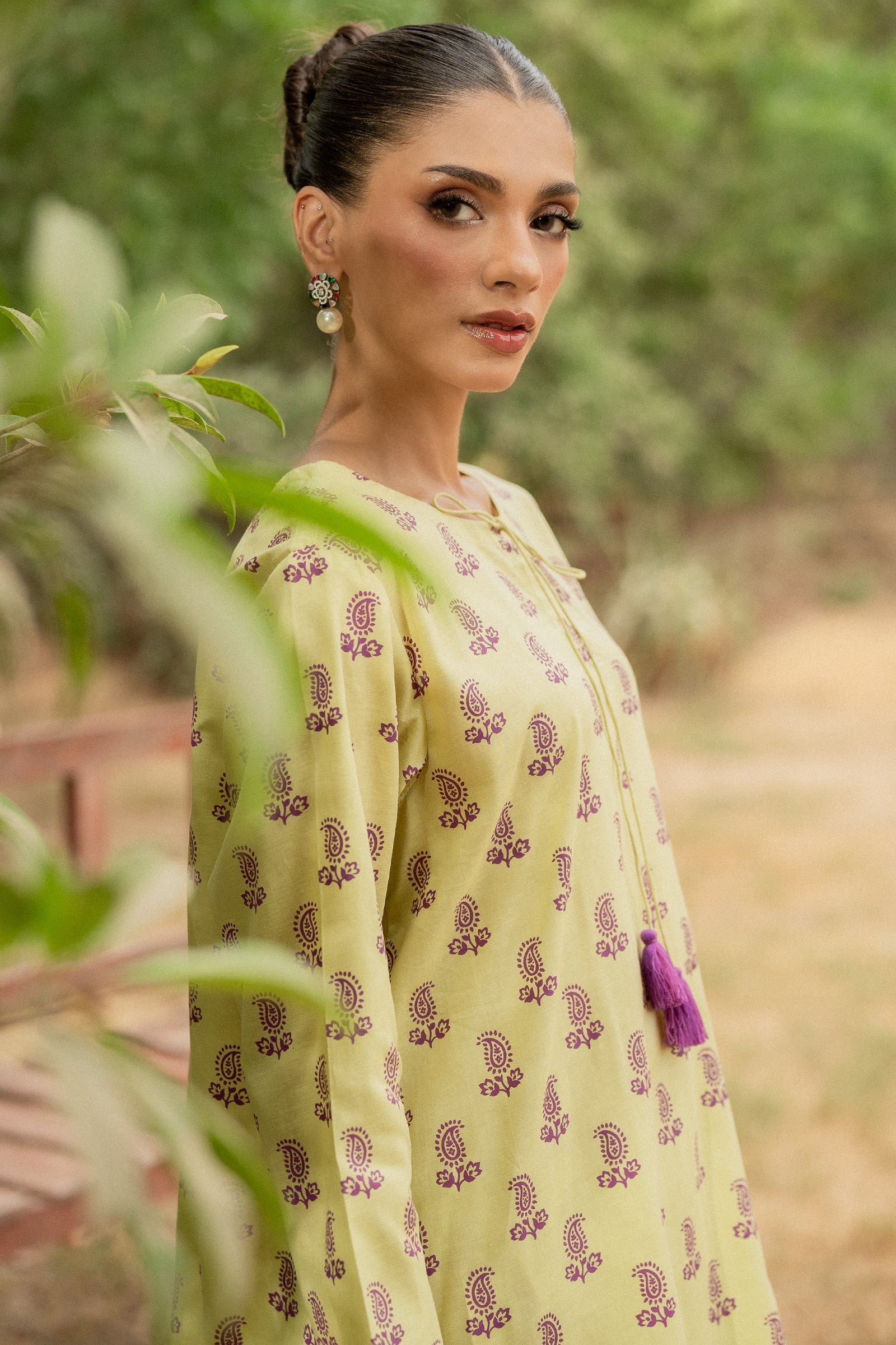 Paisley dot 2 piece