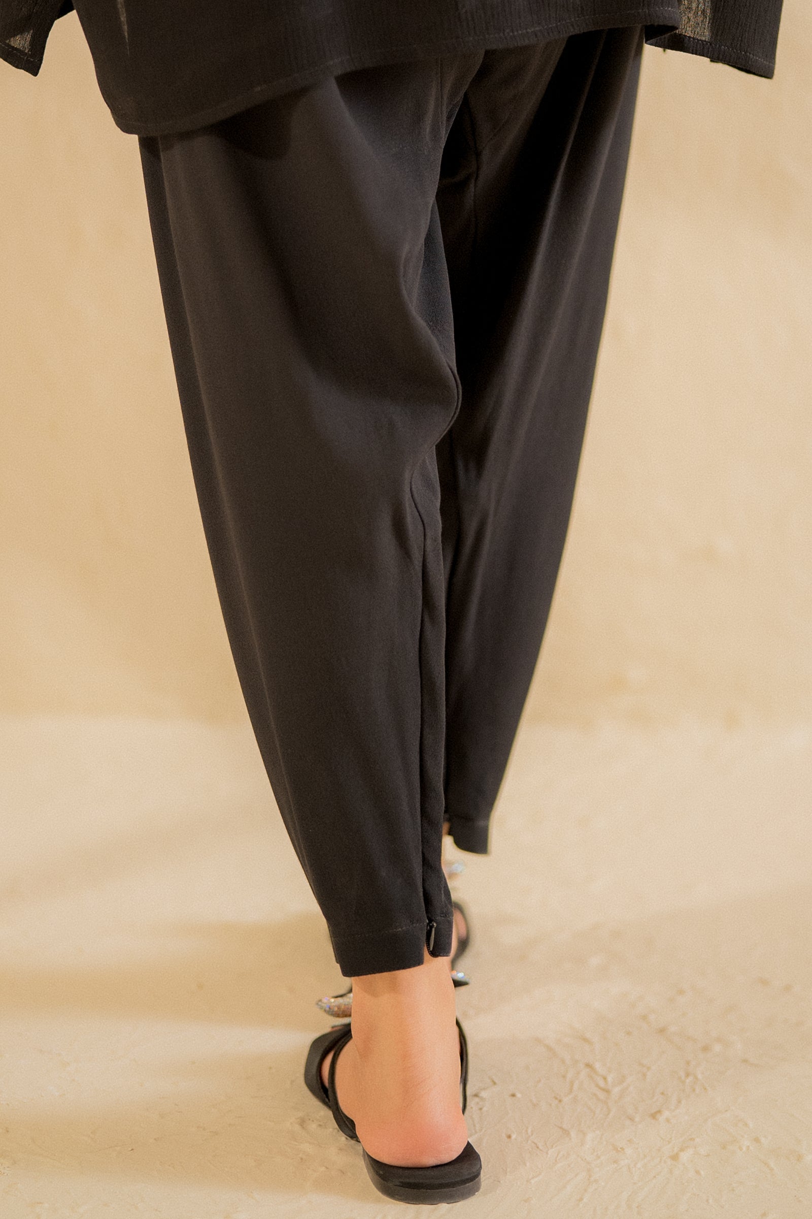 Crepe Zip Shalwar