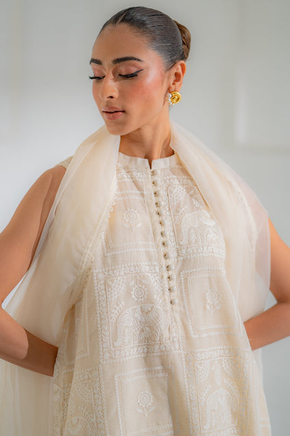 Haathi Sleeveless 3 piece