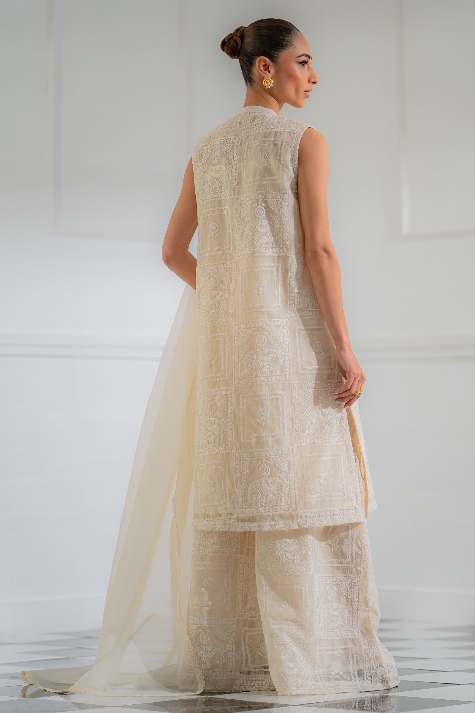 Haathi Sleeveless 3 piece